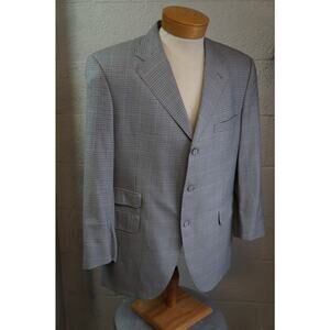 Men's Zegna Trofeo blazer, houndstooth, wool, 42S